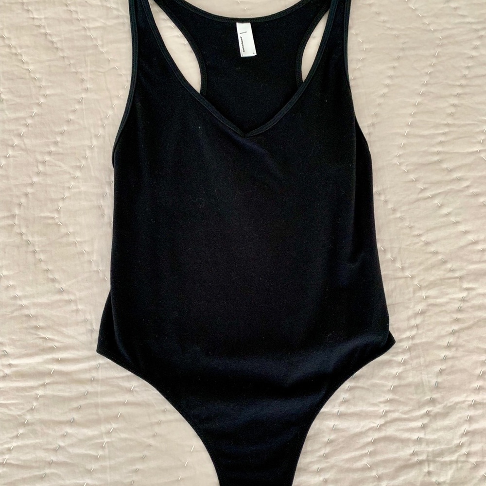 American Apparel Black Bodysuit